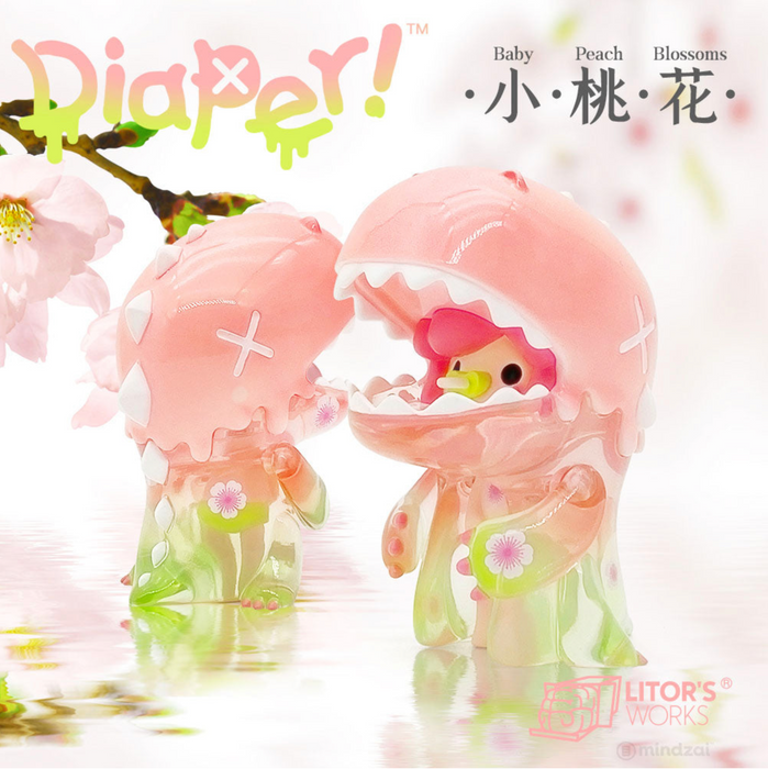 Umasou! Diaper Baby Peach Blossoms Art Toy Figure
