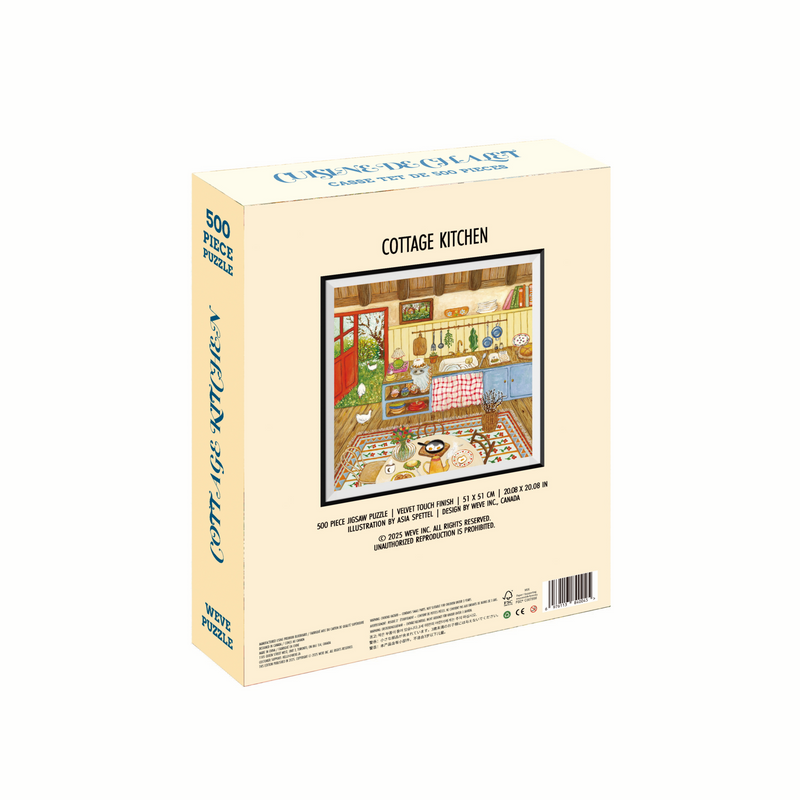 WEVE Puzzle: Cottage Kitchen - 500 Piece Puzzle