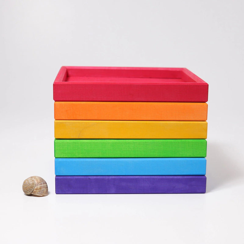 Grimm's - Frames, Wooden Rainbow Set (6PCS)