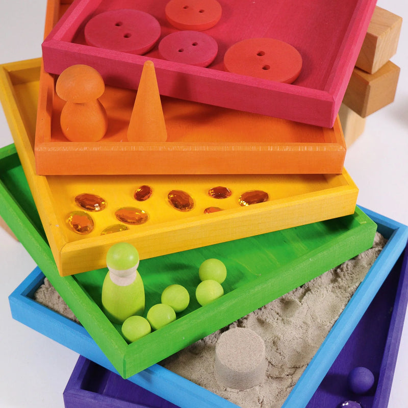 Grimm's - Frames, Wooden Rainbow Set (6PCS)