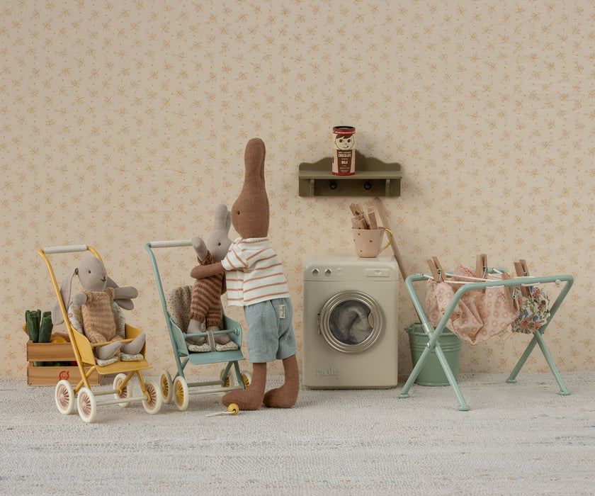 Maileg Stroller, Micro - Yellow