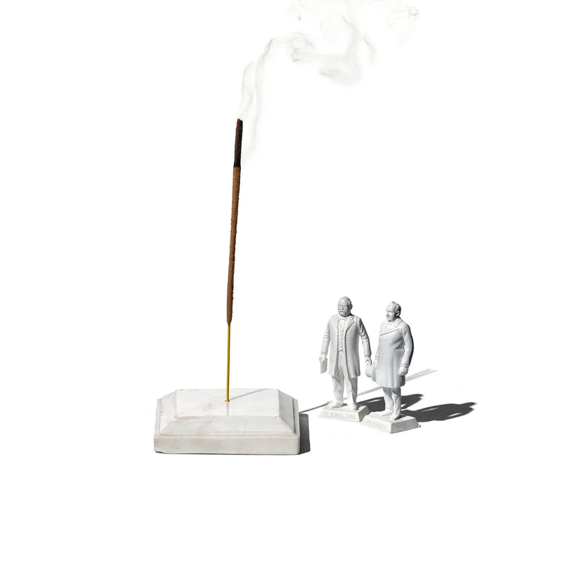 PUEBCO Marble Incense Holder Square