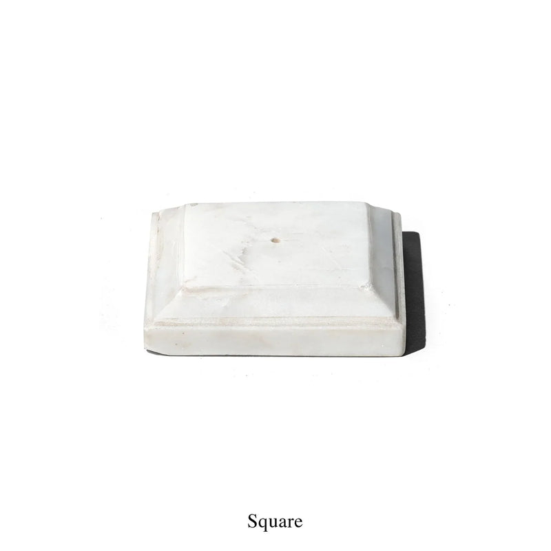PUEBCO Marble Incense Holder Square