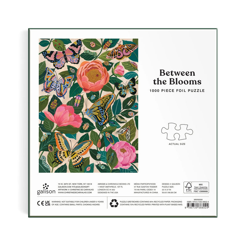 Galison: Between the Blooms 1000 Piece Puzzle