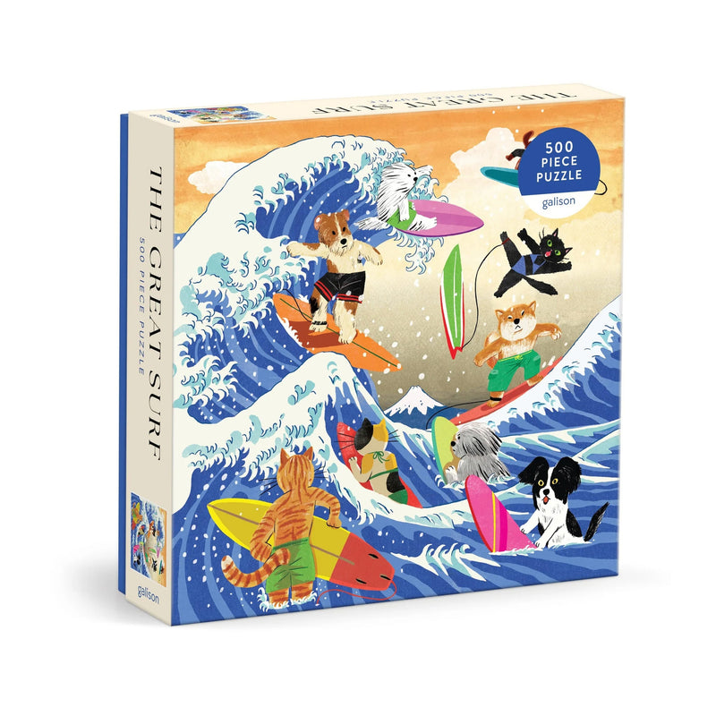 Galison: The Great Surf 500 Piece Puzzle