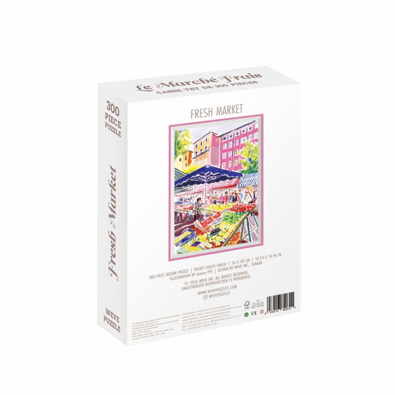 WEVE Puzzle: Fresh Market - 300 Piece Puzzle