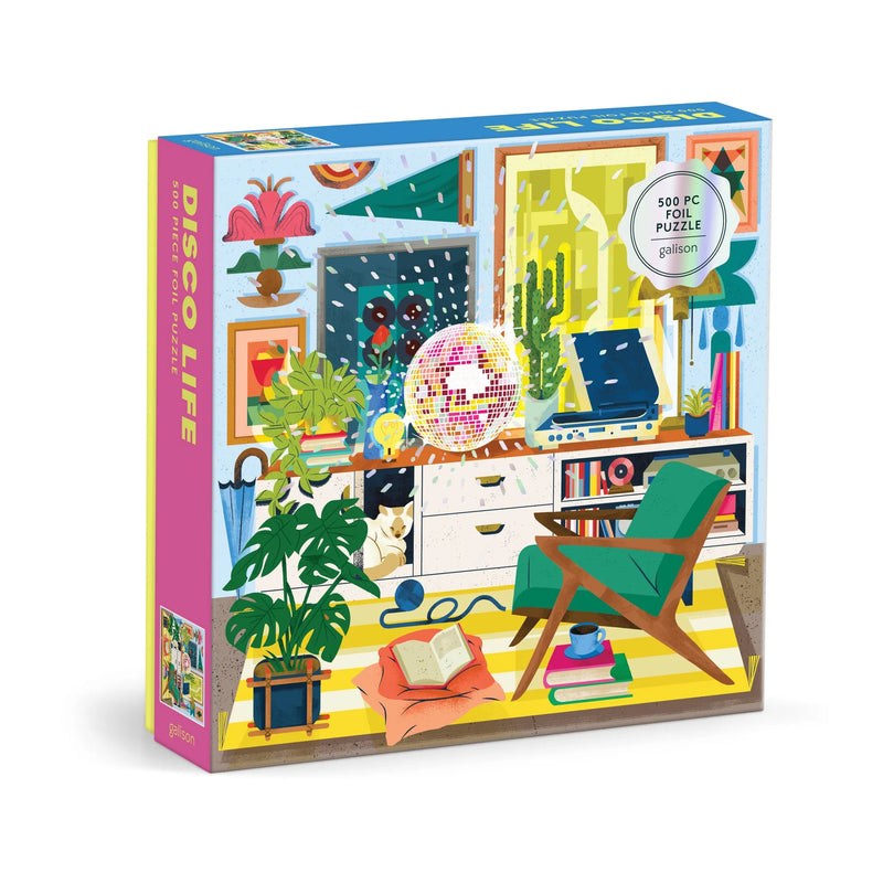 Galison: Disco Life 500 Piece Foil Puzzle
