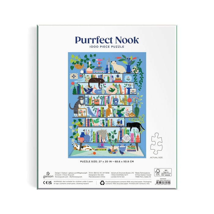 Galison: Purrfect Nook 1000 Piece Puzzle