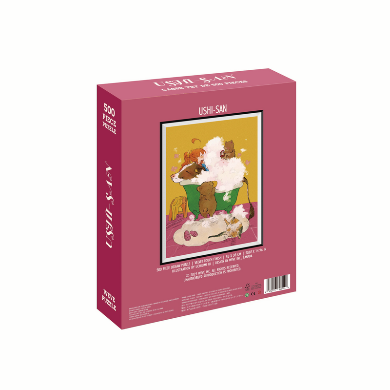 WEVE Puzzle: Ushi-San - 500 Piece Puzzle