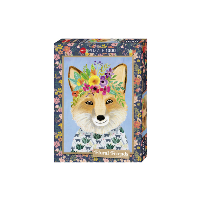 Heye Floral Friends, Friendly Fox, 1000pc