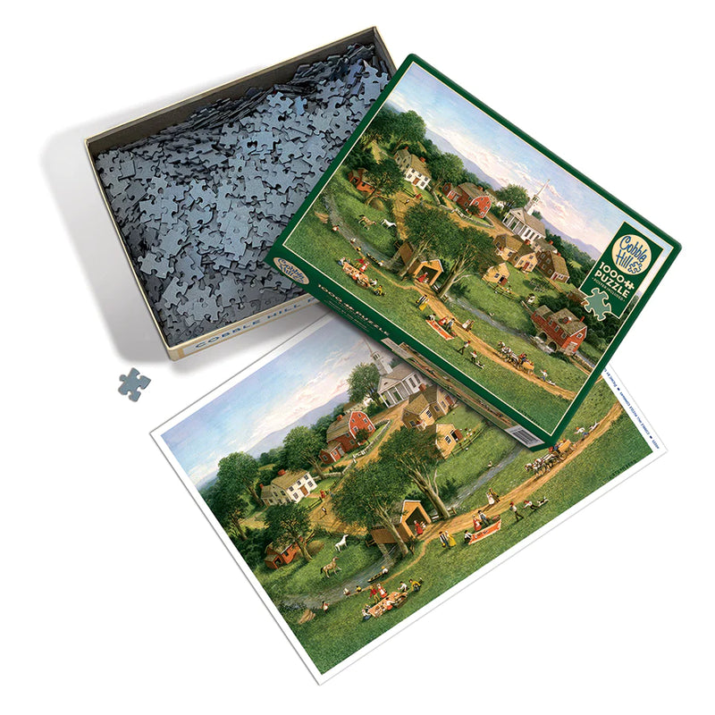 Cobble Hill: Picnic by the Bridge | 1000 Piece Puzzle