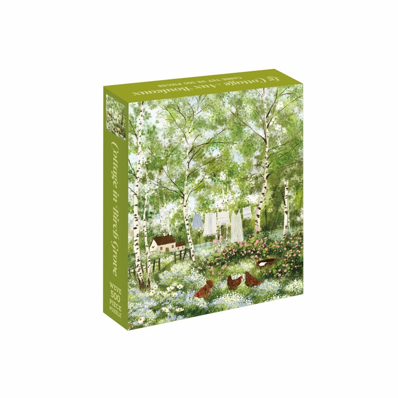 WEVE Puzzle: Cottage In Birch Grove - 500 Piece Puzzle