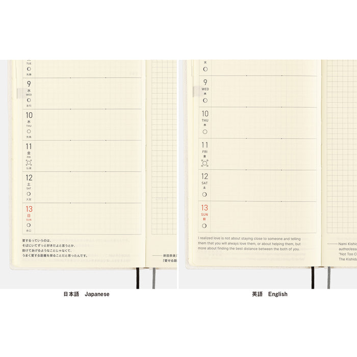 Hobonichi Techo 2025 Weeks MOTHER: Smiles & Tears