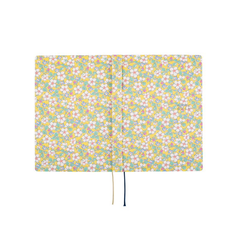 Hobonichi Techo 2025 HON A6 Liberty Fabrics: Paysanne Blossom
