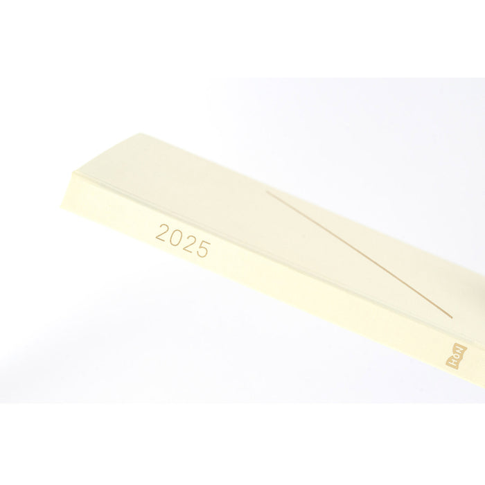 Hobonichi Techo 2025 HON A6 Slash - Ivory