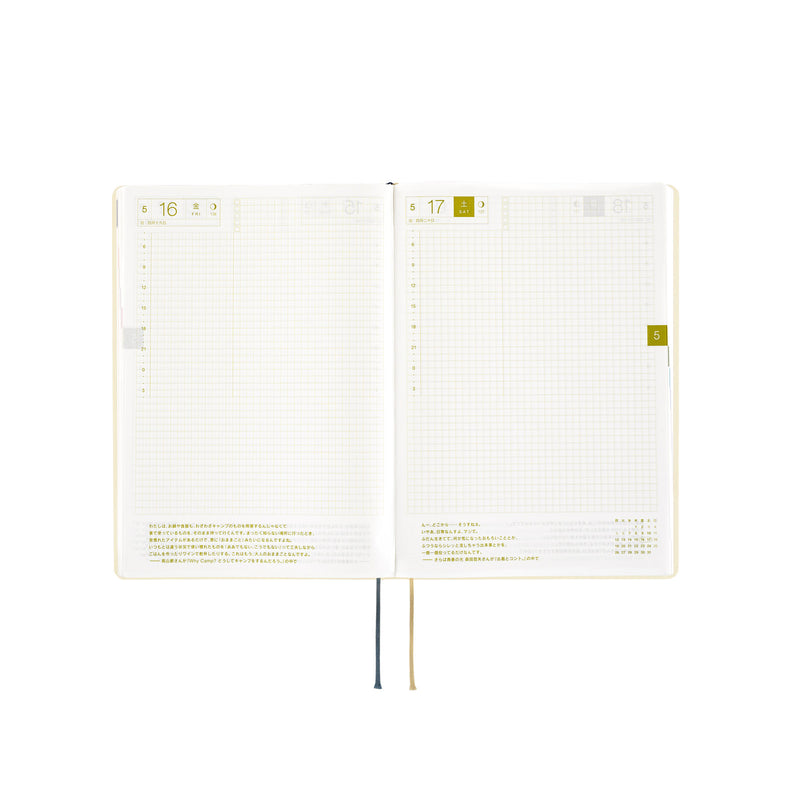 Hobonichi Techo 2025 HON A6 Slash - Ivory