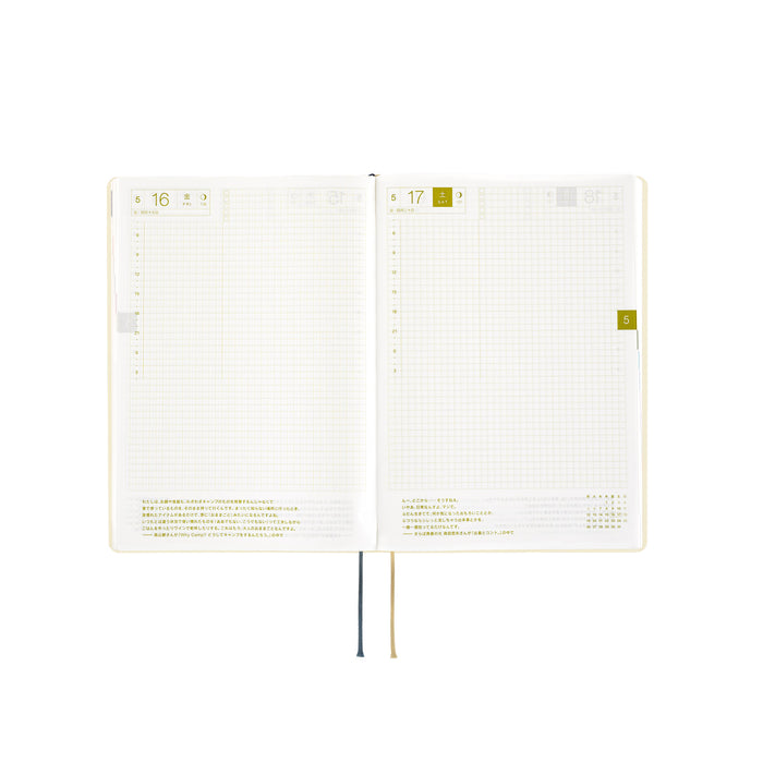 Hobonichi Techo 2025 HON A6 Slash - Ivory