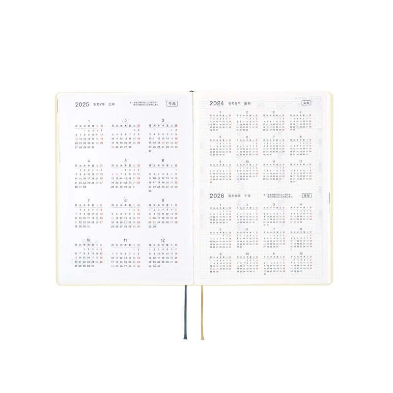 Hobonichi Techo 2025 HON A6 Slash - Ivory