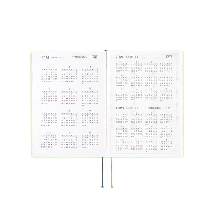 Hobonichi Techo 2025 HON A6 Slash - Ivory