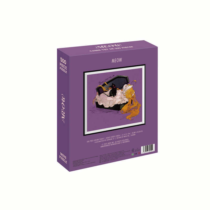 WEVE Puzzle: Meow - 500 Piece Puzzle