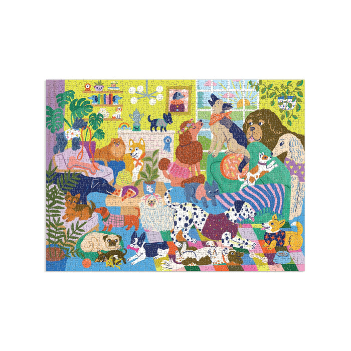 Mudpuppy: Good Dog Club 1000 Piece Family Puzzle