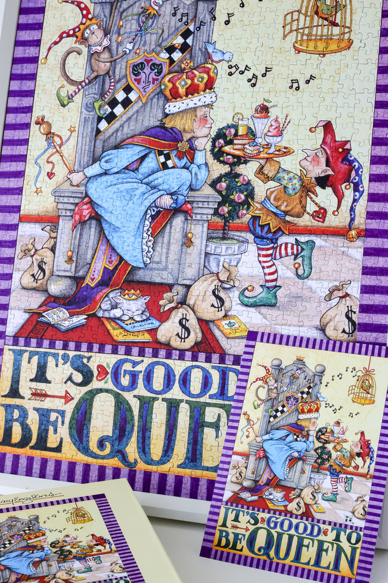 WEVE Puzzle: It's Good to be Queen - 1000 Piece Puzzle