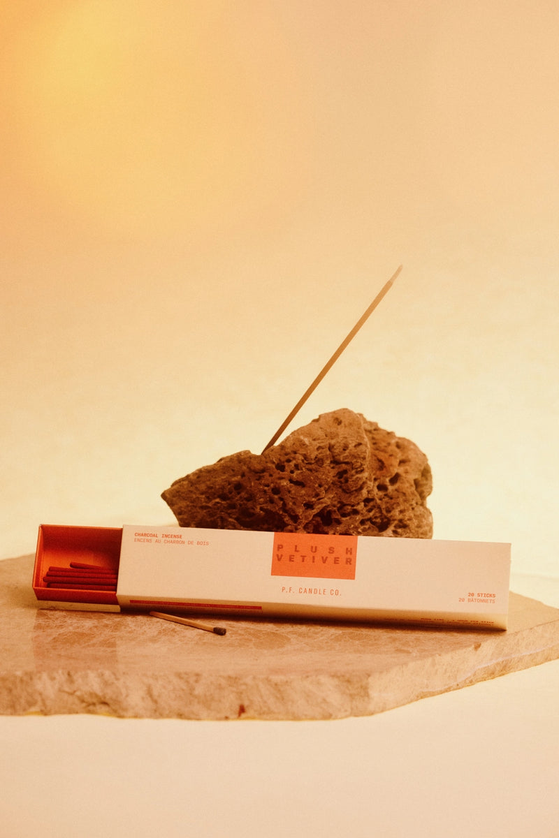 P.F. CANDLE CO. Plush Vetiver– Hi-Fi Incense Sticks