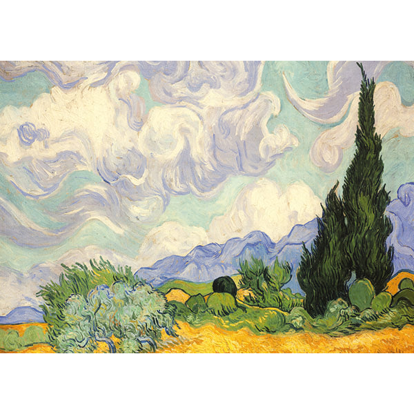 Piatnik Wheat Field with Cypresses 1000 Pieces