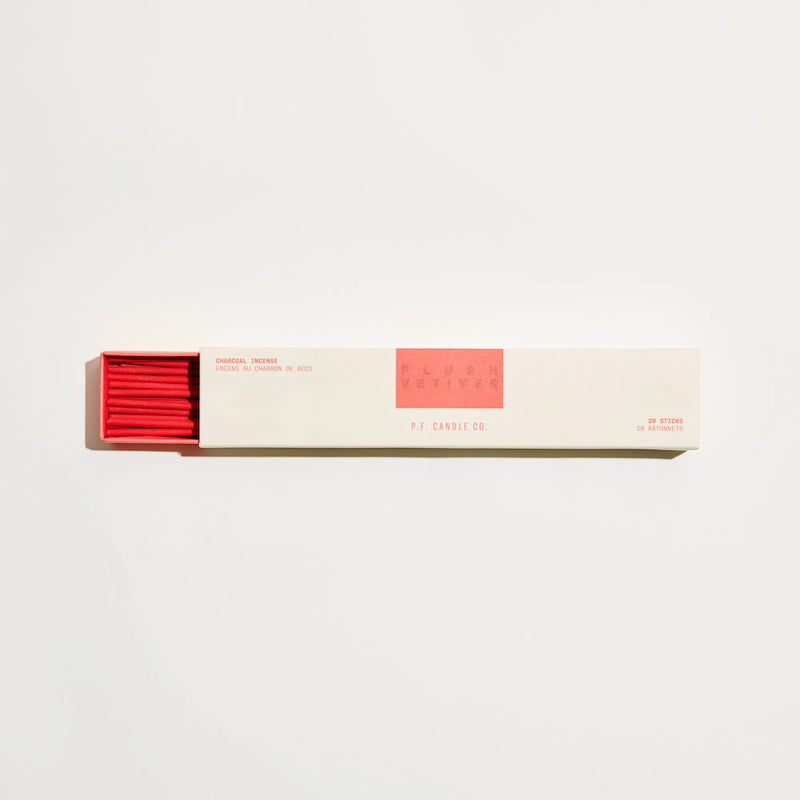 P.F. CANDLE CO. Plush Vetiver– Hi-Fi Incense Sticks