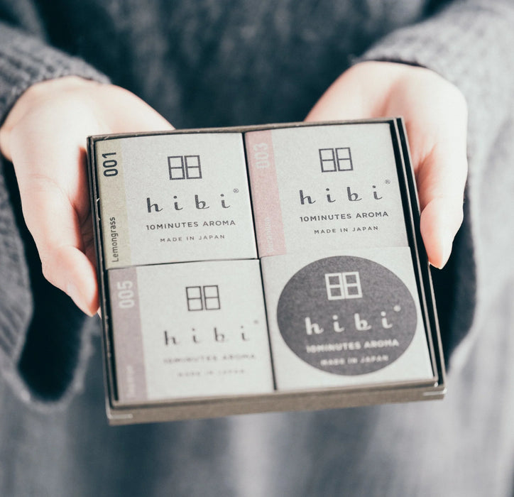 Hibi Grey Incense Matches Special Gift Box