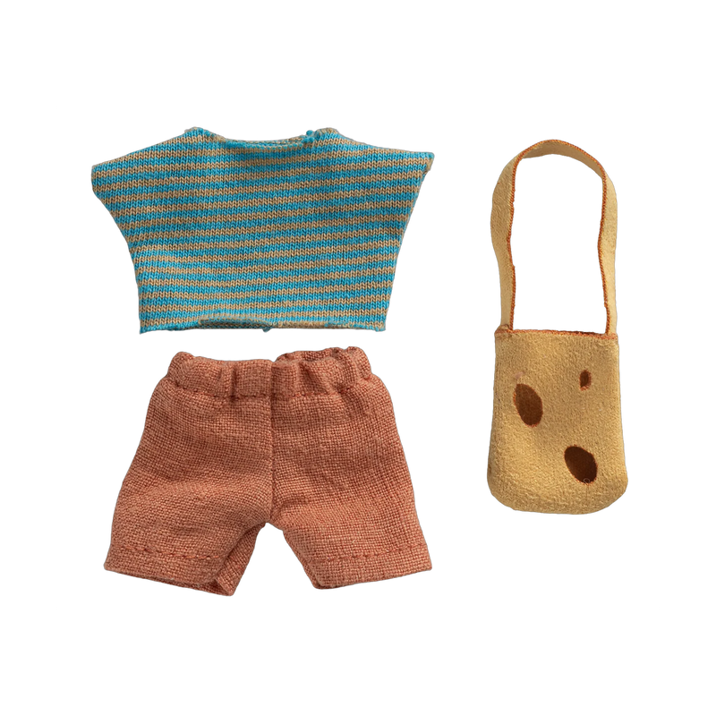 Maileg Clothes and Bag, Little Brother Mouse