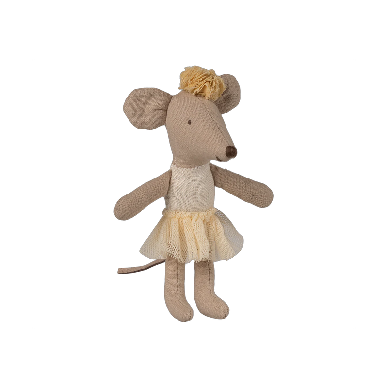 Maileg Ballerina Mouse, Little Sister - Off White