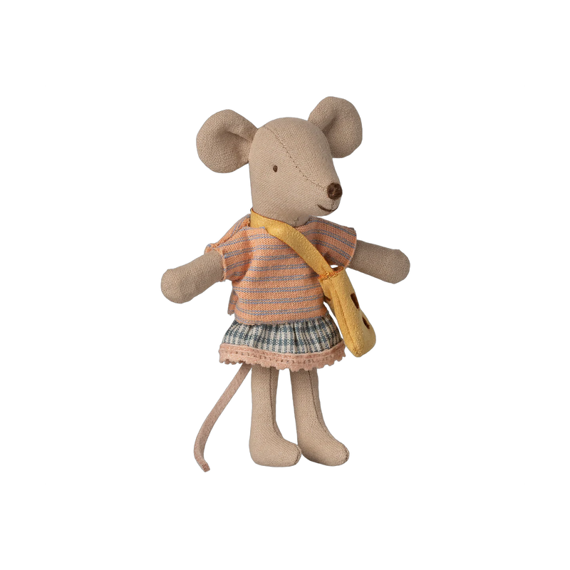 Maileg Little Sister Mouse with  Bag