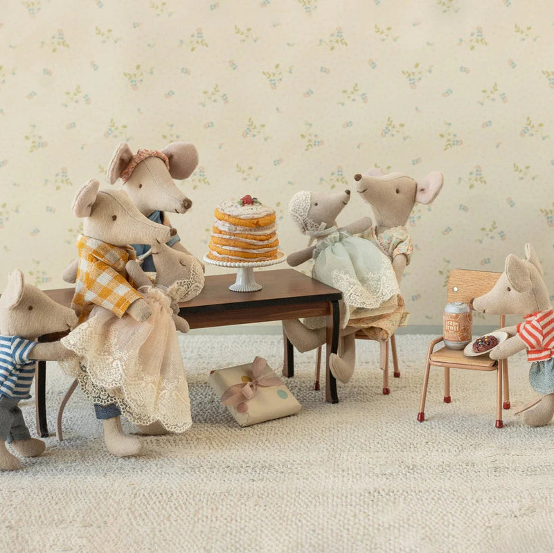 Maileg Baby Mouse in Gown - Powder