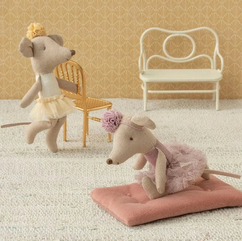 Maileg Ballerina Mouse, Little Sister - Off White