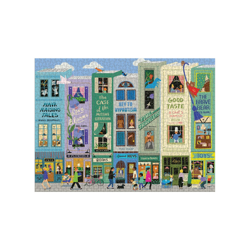 Galison: Main Street Books 1000 Piece Puzzle