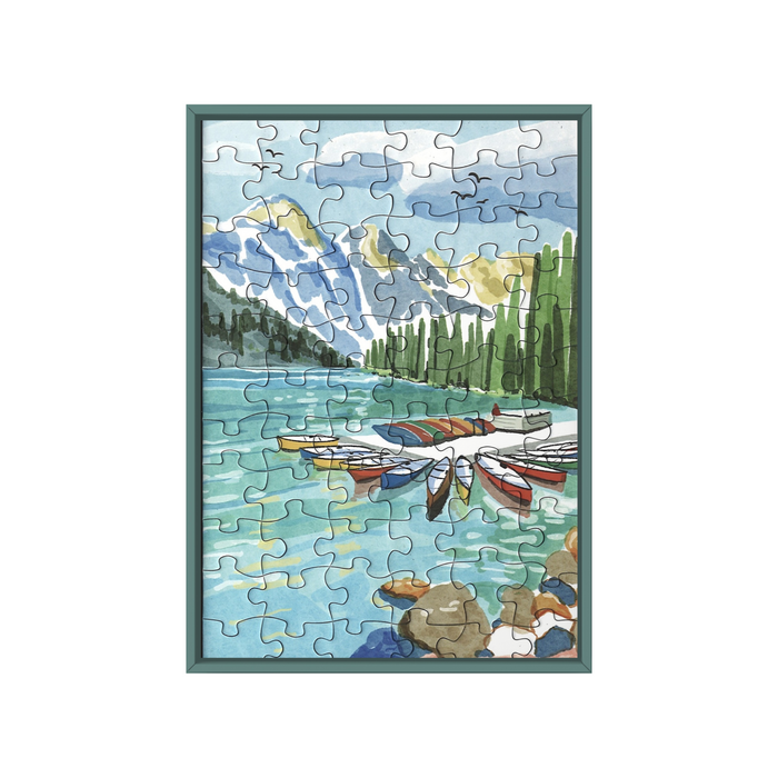 WEVE Puzzle: Breezy, Easy, Canoey - 66 Piece Mini Puzzle