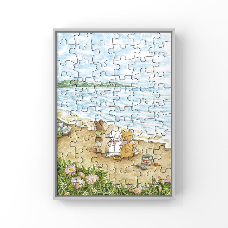 WEVE Puzzle: Pals in the Sand - 66 Piece Mini Puzzle