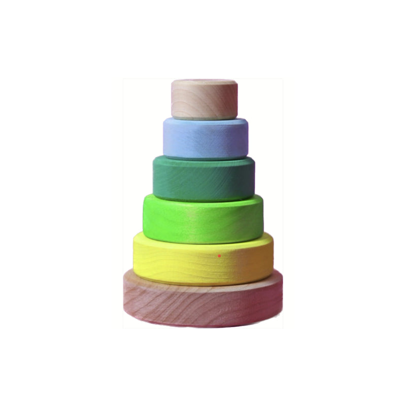 Grimm's Small Conical Tower Neon Green