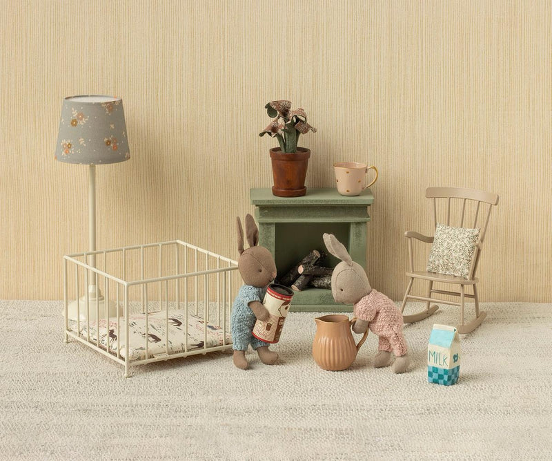 Maileg Floor lamp, Miniature - Sand