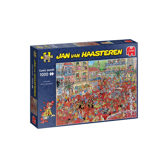 Jan van Haasteren - La Tomatina (1000 PIECES)