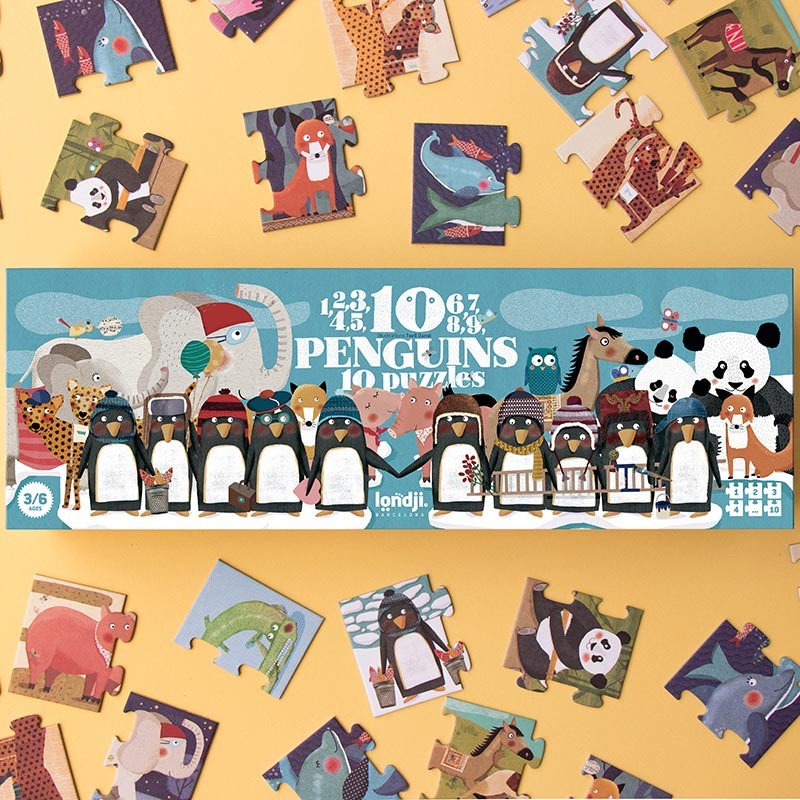 Londji - 10 Penguins Puzzle