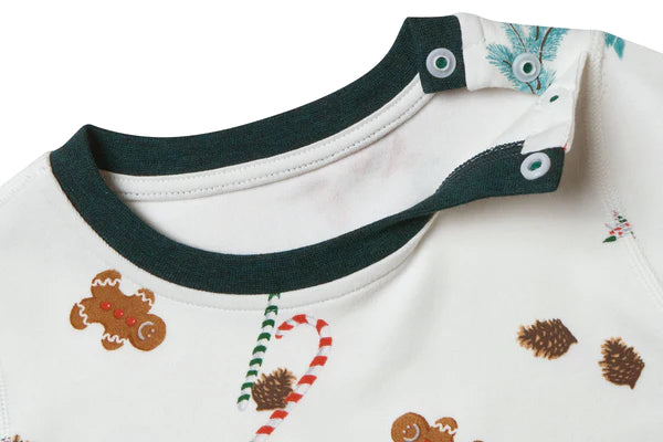 Long Sleeve Two-Piece PJ Set (Organic Cotton) - Christmas Day!