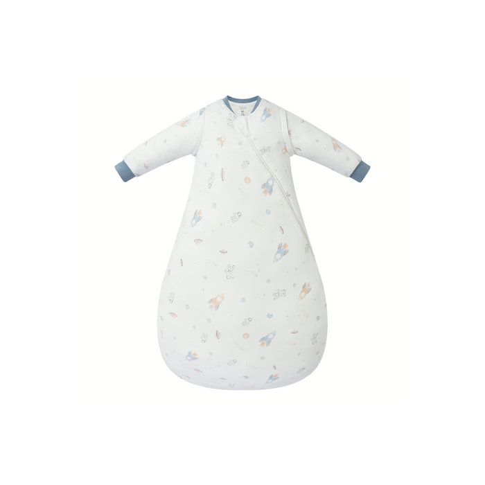 Organic Cotton Removable Long Sleeve Sleep Bag 1.0 TOG - Up and Away!