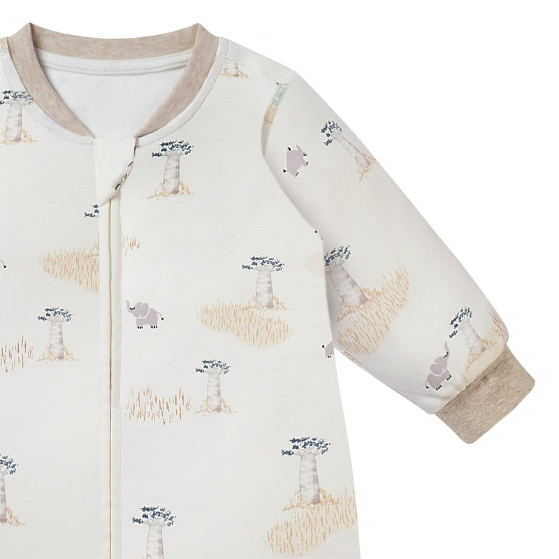 Long Sleeve Romper (Organic Cotton) - Baby Baobabs
