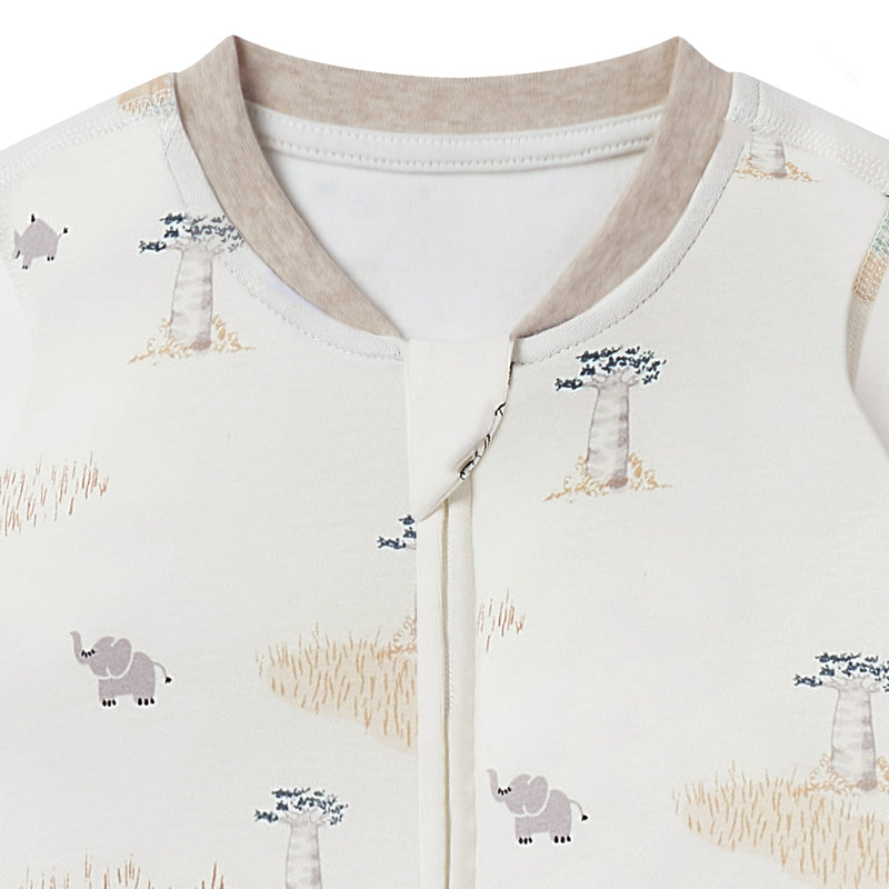 Long Sleeve Romper (Organic Cotton) - Baby Baobabs
