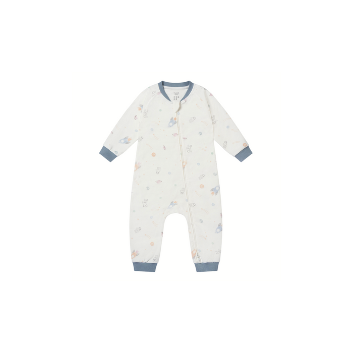 Long Sleeve Footless Sleeper (Organic Cotton) - Up and Away!