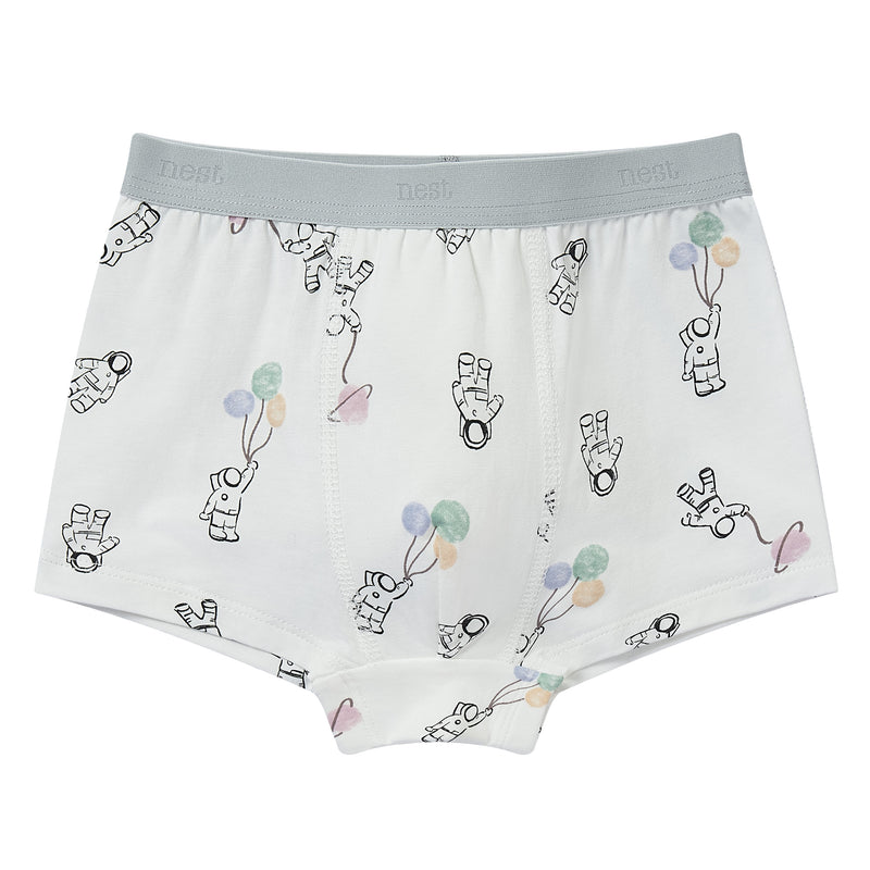 Boys Boxer Briefs Underwear (2 Pack, Bamboo) - To Infinity!