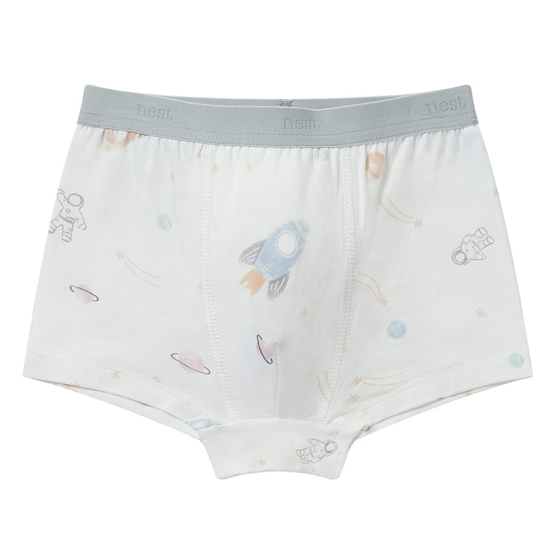Boys Boxer Briefs Underwear (2 Pack, Bamboo) - To Infinity!