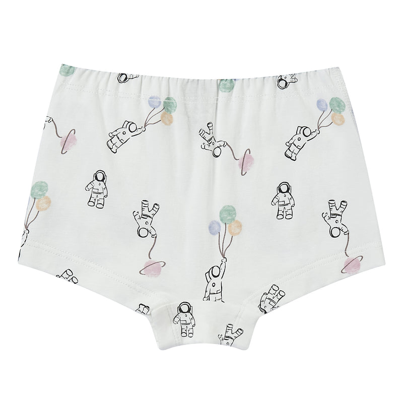 Girls Boy Short Underwear (2 Pack, Bamboo) - To Infinity!